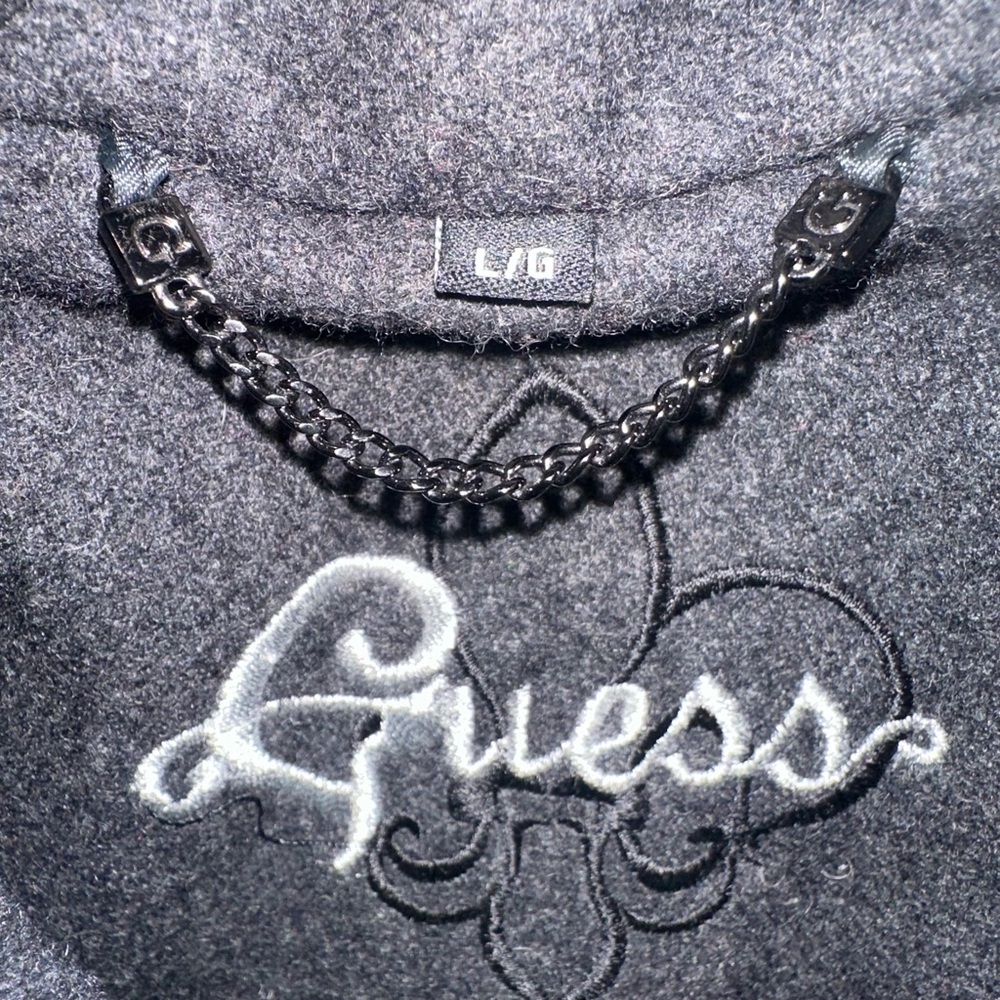 Guess Double Breasted Pea Coat - Size L - Picture 4 of 4